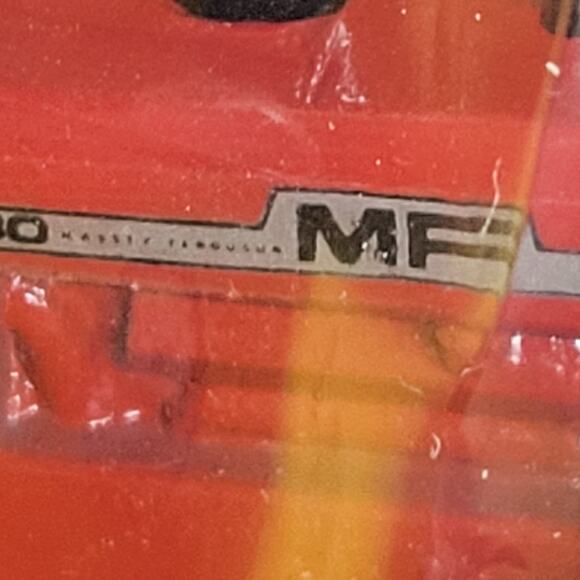 Vtg Ertl 1/64 scale Massey Ferguson 4880 4wd articulating diecast tractor red - Picture 5 of 10